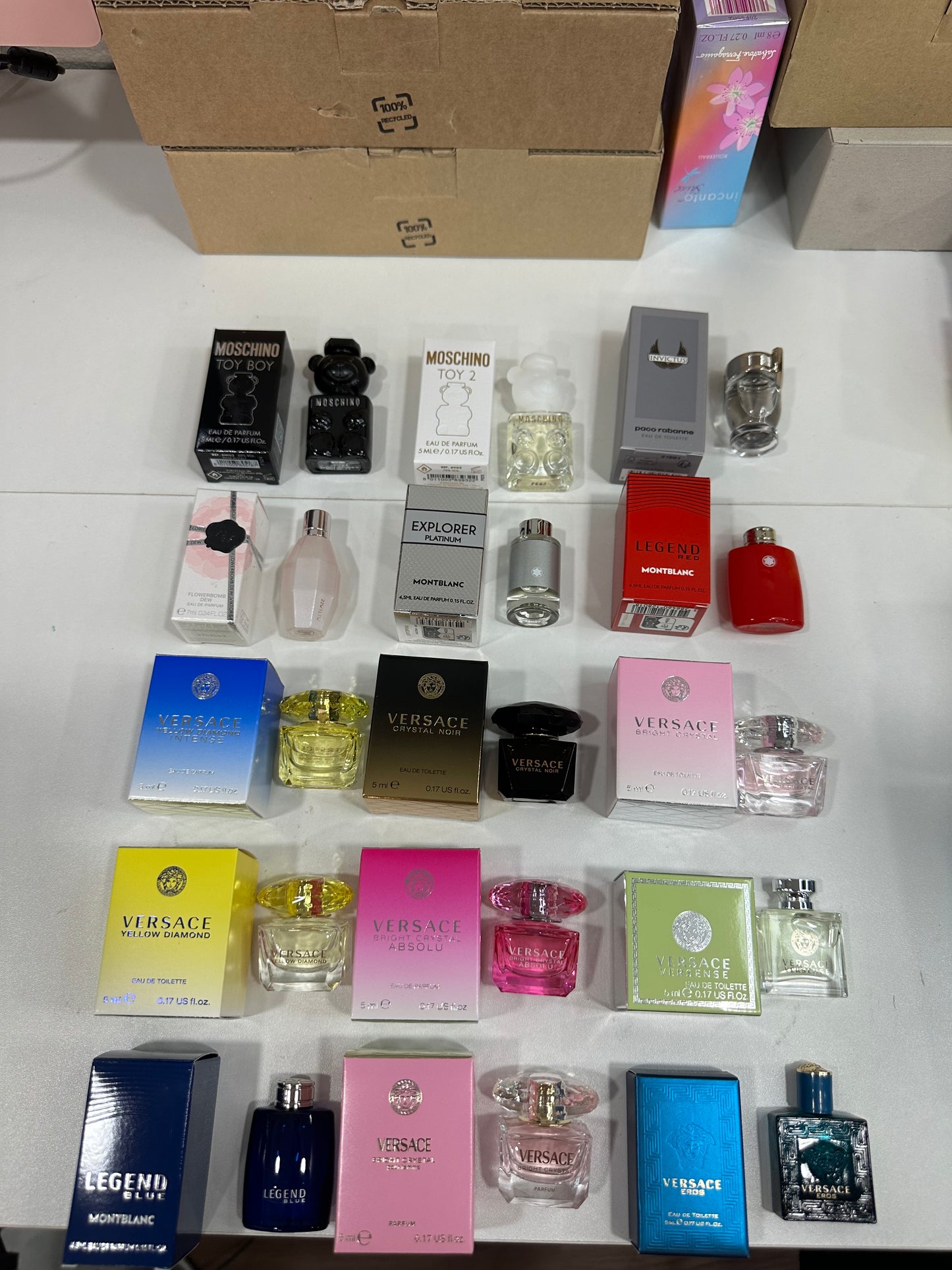 Mini perfumes 20 piezas