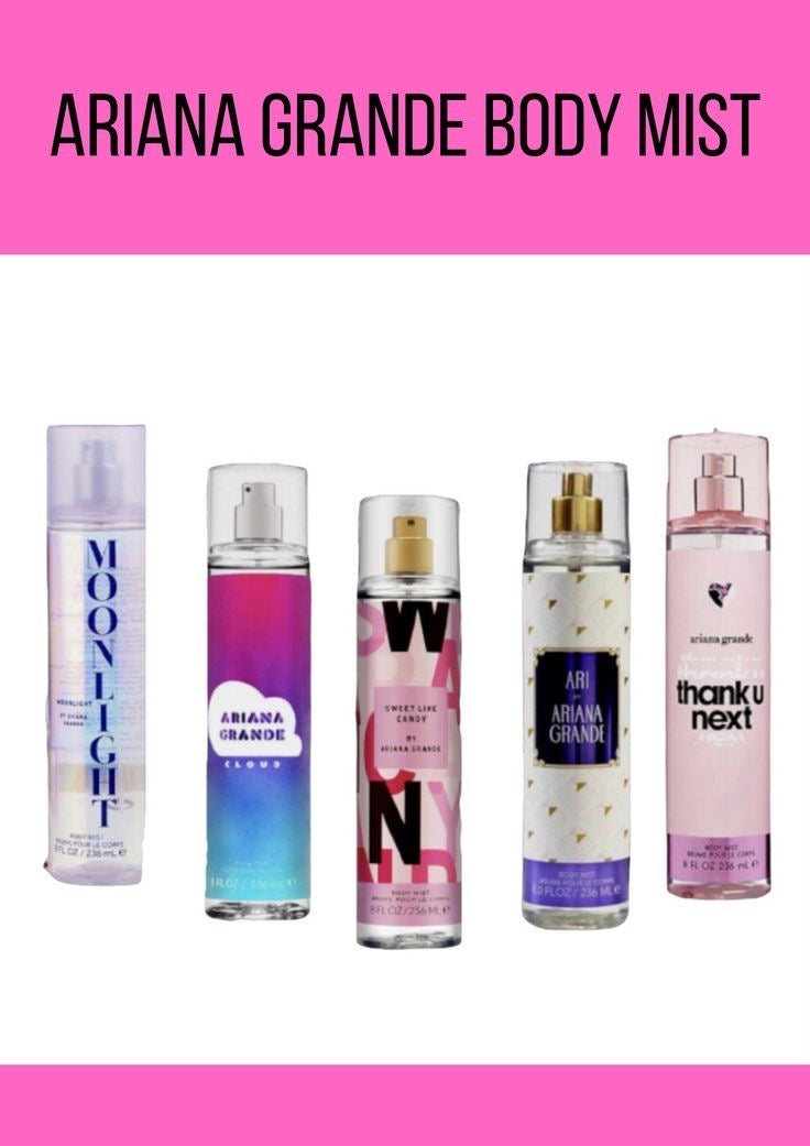 Ari Body Body Mist Ariana Grande – Pick your packages